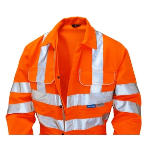 PULSAR PROTECT Rail Spec High Visibility Combat Coverall Orange
