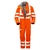 PULSAR PROTECT Rail Spec High Visibility Waterproof Coverall Orange