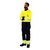 ProGarm Lightweight High Visibility Flame Resistant Anti-Static Electric Arc Coverall - Yellow/Navy - Tall Leg