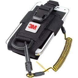 3M DBI-SALA Adjustable Radio/Cell Phone Holster Clip2Loop Coil Tether with Micro D-Ring