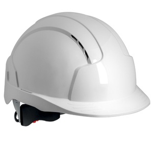 JSP Evolite Vented Wheel Ratchet Safety Helmet White