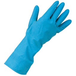KeepCLEAN Rubber Blue Household Gloves