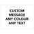 Design Your Own  - Rigid Plastic Sign Service 600x400MM