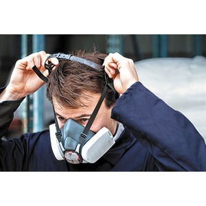 JSP Force8 Half-Mask Respirator with PressToCheck ABEK1P3 Multi-Gas Vapour & Construction Dust Filters