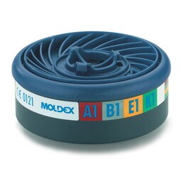 Moldex EasyLock Gas A1B1E1K1 Filter Respirator Cartridges (Box 10)
