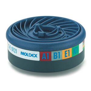Moldex EasyLock Gas A1B1E1K1 Filter Respirator Cartridges (Box 10)