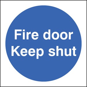 Fire Door Keep Shut  - Rigid Plastic Sign