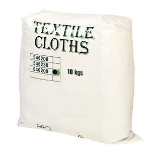 Premium Textile Rags White