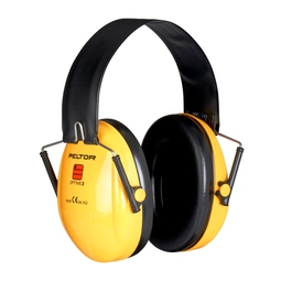 3M H510A401GU PELTOR Optime I Earmuffs Headband Yellow