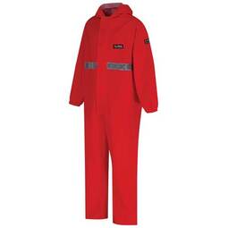 Alpha Solway Chemsol Plus Coverall with Hood - Red