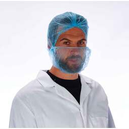 Catersafe Non Woven Disposable Beard Mask Blue (Pack 100)