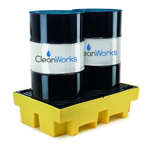 CleanWorks 2 Drum Spill Pallet