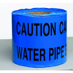 Caution Water Pipe Underground Tape 150MMx365M Roll