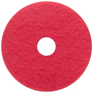 CleanWorks Pro Eco Buffing Floor Pads Red 17" (Pack 5)