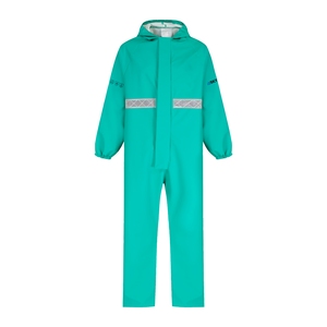 Skytec Chemsol Plus CPBH-EW-R Boilersuit with Hood, Elasticated Wrists and Reflective Tape Green
