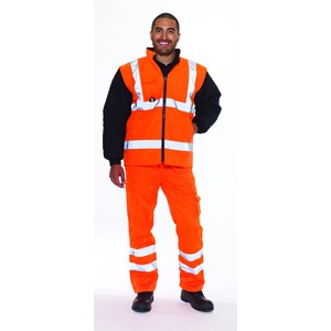 Portwest RT27 High Visibility Breathable 7 in 1 Traffic Jacket Orange