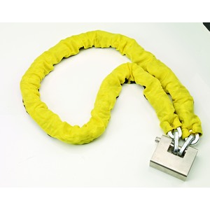 SpartanPro Sleeved Security Chain with Padlock
