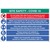 Site Safety Covid-19 5 Site Rules Generic - Rigid Plastic Sign 900x600MM