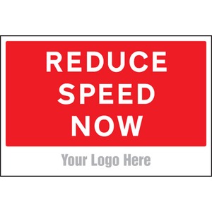 Sign Fluted polypropylene 600 X 400mm Reduce Speed Now
