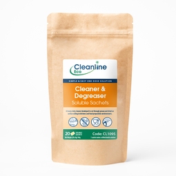 Cleanline Eco Cleaner & Degreaser Pack of 20 T3 Bottle Soluble Sachets