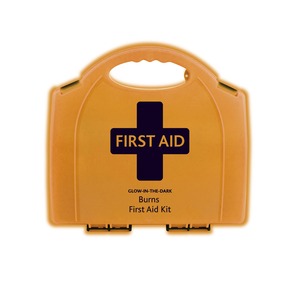 Burns First Aid Kit in Glow-in-the-Dark Orange Aura