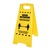 Social Distancing Please Wait Here Generic - 4mm Fluted Polypropylene Free Standing Sign 300x210MM