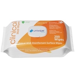 Uniwipe Clinical Midi Disinfectant Surface Wipes