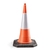 Guard 1m 2-Part Motorway Traffic Cone with Sleeve