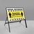 Social Distancing Generic - Road Frame Sign with Frame 600x450MM