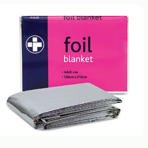 Foil Adult Emergency Blanket Pack 10