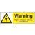 Warning High Voltage Cables Overhead  - Rigid Plastic Sign