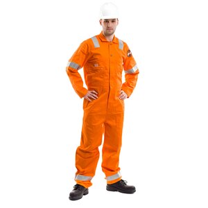 Roots Flamebuster Classic Nordic Coverall Tall Orange