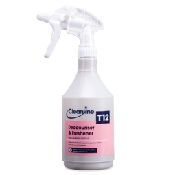 Cleanline T12 Deodoriser & Freshener Trigger Bottle (Empty) 750ML