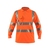 Bodyguard Activwear High Visibility Rail Long Sleeve Polo Shirt Orange