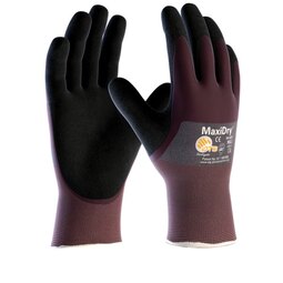 ATG MaxiDry 56-425B ¾ Dipped Nitrile Dual Coated Glove