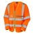 Leo Heddon Superior Sleeved Waistcoat with Tablet Pocket - Orange