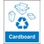 Self Adhesive Cardboard Recycling Sign