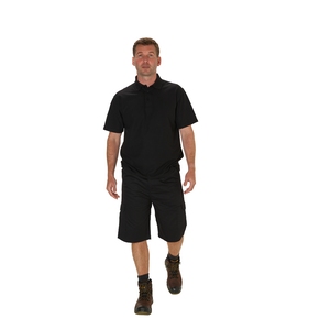 Endurance Short Sleeve Polo Shirt Black