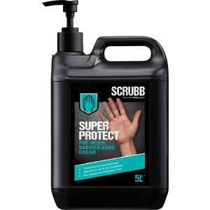 SCRUBB Super Protect Pre-Work Barrier Hand Cream 5 Litre