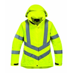 Portwest Women's High-Visibility Breathable Jacket - Yellow
