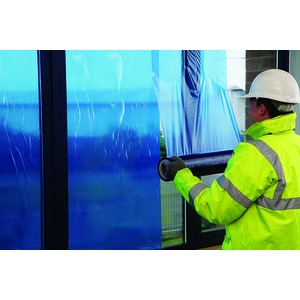 Blue Window Protection Self-Adhesive Film 600MMx100M Roll