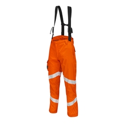 ProGarm  9622 Lightweight Waterproof Flame Resistant Trouser/Salopettes Orange