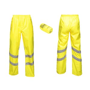 Regatta High-Visibility Packaway Trousers - Yellow