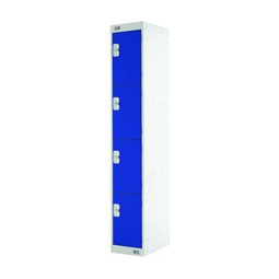 Locker 1 Door Grey, Blue Door 1800 x 300 x 450mm