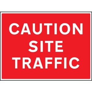 Caution Site Traffic Safety Sign