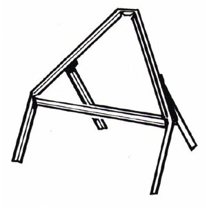 750mm Triangle Road Sign Frame