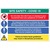 Covid-19 Site Safety - May Result In Disciplinary Rigid Plastic Sign