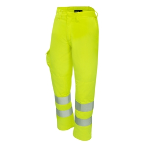 ProGARM High Visibility Combat Pocket Trousers Short Leg Yellow