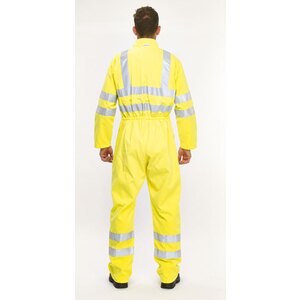 Flame Retardant Anti Static Electric Arc High Visibility Coveralls Yellow