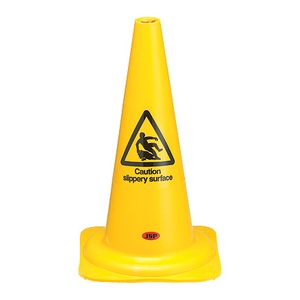 Caution Slippery Surface Cone